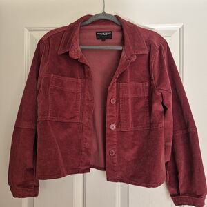Velvet by Graham & Spencer Corduroy Jacket in Deep Wine: NWOT